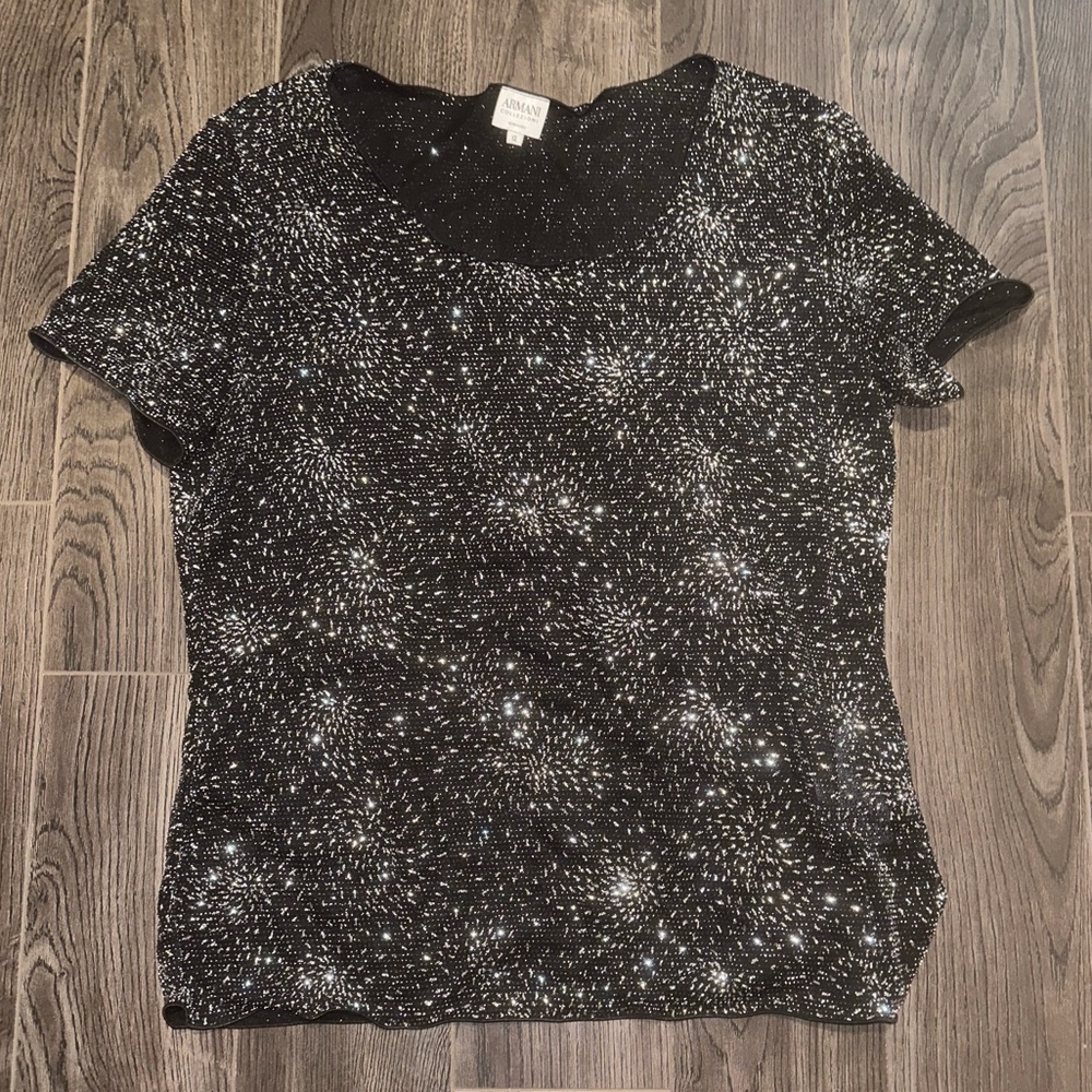 Armani Collezioni Sparkle Top